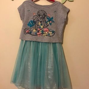 Disney Ariel shimmer dress size 6